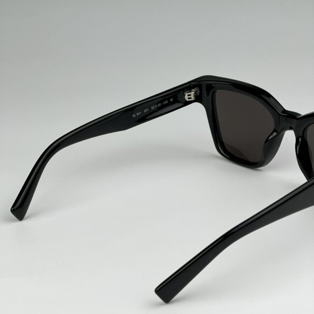 Saint Laurent SL641 001 BRAND NEW Sunglasses Black Cat Eye Unisex - Picture 13 of 14